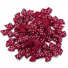 30pcs/Pack Mini Oil Drop Dot Bows, 2.5cm, DIY Accessories For Lingerie, Socks, Manicure, Hair Ornaments, Jewelry Decorations