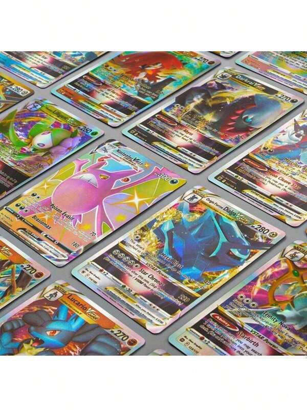 pokemon 100 Pcs High End Anime Cards - Includes Fan Collector Cards