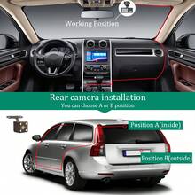 三通道 1080P 全高清行车记录仪，双镜头，2 英寸显示屏，循环录制，不含 SD 卡 - 黑色 - 查看 4