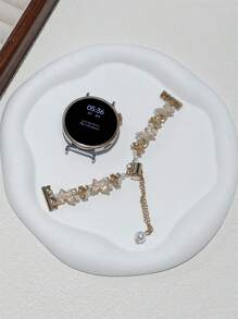 Cinturino orologio a farfalla, compatibile con Galaxy Watch 7/6/5/4 40mm 44mm 47mm 46mm 41mm, Galaxy Watch 5 Pro 45mm, Galaxy Active 2, Galaxy The Watch 3, misure 18/20/22mm, adatto per HW Watch 5/4/3/2/1 e GT5/4/3/2