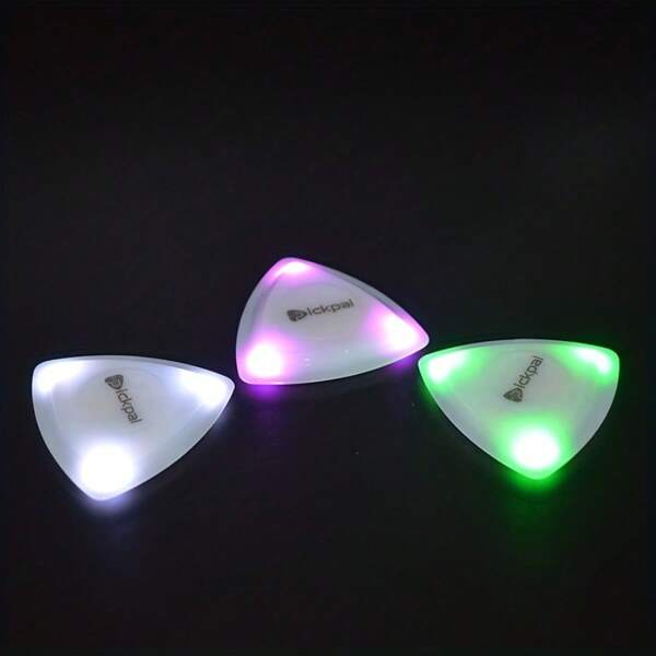 Pickpal LED Light With Color Choice (White/Green), Vocal Guitar Pick, Long Battery Life, Pickpal