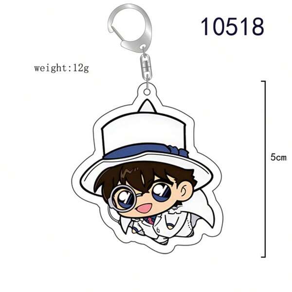bandai 2D Anime Character Model Anime Party Gifts Original Acrylic Key Chain Detective Conan Conan Edogawa Ran Mouri Ai Haibara Cute Y2K Cartoon Pendant, Suitable For Shoulder Bags And Backpacks And Keys, The Perfect Gift For Fans, Cosplay Party Decoration Pendants Car Pendants Creative Anime Derivatives, Japanese Comic Pendants, Senior Anime Fans Collections, Otaku Series Gifts , Cheap Holiday Gifts