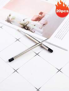 10 Multi-Purpose Ballpoint Pen Refills, Universal Refill Length 10cm, International Standard Refills For School, Office, Ballpoint Pen Refills For Click Pens, 1mm Medium Nib, Parker Refills Compatible - Multicolor - View 19