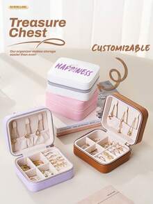 1个定制化妆包——四合一多功能设计，可轻松转换为化妆包、手拿包、零钱包和礼品包，适合日常使用、旅行和派对。轻巧的收纳袋配有可拆卸隔层，提供大容量，可轻松收纳美妆必需品——既可用作化妆包，也可用作旅行收纳。是母亲节、情人节、感恩节、复活节、生日、婚礼、毕业典礼等场合的贴心礼物。