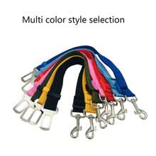 1 Cinturón de seguridad para mascotas, Cinturón de seguridad retráctil fijo para perros y gatos, Suministros para mascotas, Hebilla del cinturón de seguridad para mascotas, Tracción de poste, Arnés retráctil para gatos y perros, Accesorios para collares de perro, Suministros para mascotas para exteriores