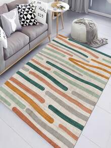 抽象风格室内装饰地毯，短绒天鹅绒材质室内地毯，客厅地毯，沙发地毯，卧室地毯，防滑床边地毯，餐厅厨房地毯，办公椅垫，玄关门垫，户外野餐垫，婴儿爬行软垫，户外露营垫