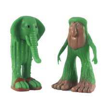 AI Shanshaijing Figurines, Tralala Wooden Stick Person Wearing Shoes Shark Plush Doll, Shanshaijing Hanging Decoration Blind Box Funny Figure Doll, Wooden Stick Person Small Blind Box Unboxing Doll, Lifelike Doll