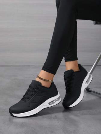 New Retro Fashion Casual Shoes, Comfortable Shock-Absorbing Air Cushion Sneakers, Thick Sole Minimalist Air Cushion Sports Shoes