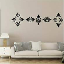 Set de 10 piezas de pegatinas de espejo decorativas autoadhesivas y removibles de acrílico hueco para la cintura. Adhesivos de espejo DIY para decoración del hogar, a prueba de agua y resistentes al aceite, adecuados para decorar salas de estar, dormitorios, baños, pasillos y oficinas (plata/oro/negro)