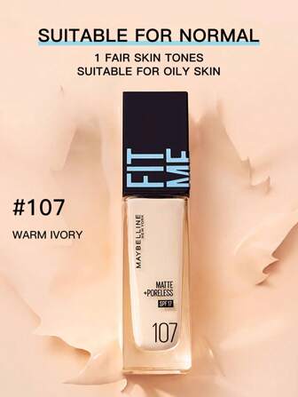  MAYBELLINE S FIT ME FDT M&P SPF 107 CN 30ML SPF Skin Type Dry