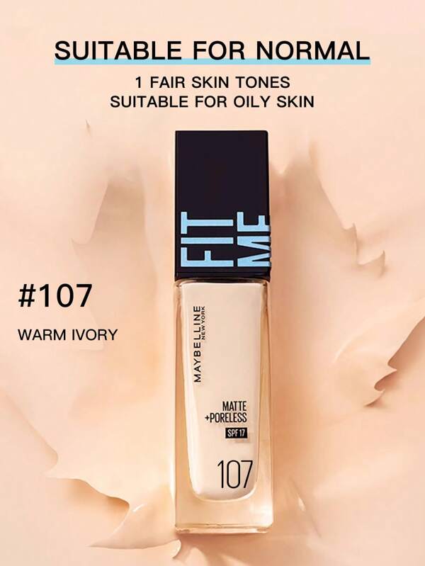 Maybelline MAYBELLINE S FIT ME FDT M&P SPF 107 CN 30ML SPF Skin Type Dry