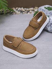 1 Đôi giày thể thao đế bằng chống trượt thoải mái cho trẻ em Unisex, thích hợp để mang ngoài trời trong mọi mùa - màu nâu - Xem 8