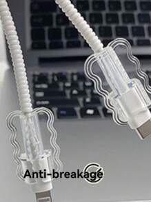10pcs ABS Resin Cable Case: Protect Your Cable From Breaking And Disconnection, Apple Cable Case, Compatible With IPhone 18-20W Small Head Charger, Prevent Charger From Breaking