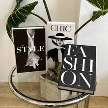 3pcs Modern Decorative Books, Foldable Fake Books, Coffee Table Faux Books, Bookshelf Display Books, Home Office Decor - Multicolor - View 11