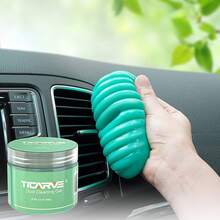 Car Cleaning Gel Detailing Putty Car Putty Auto Detailing Tools Car Interior Cleaner Cleaning Slime Car Accessories Keyboard Cleaner/NT WT: 5.6 Oz (160 Gr) - 綠色 - 查看 9