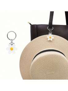 Bärbar hängande hattklämma för väska Handsfri blomformad hatthållare Lätt hängande hattklämma Resor - Multifärgad - Visa 6