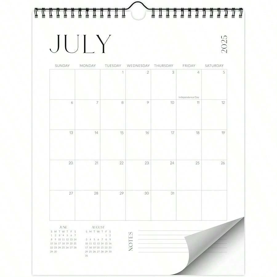 Beautiful 20252026 Wall Calendar Runs From June 2025 Until December