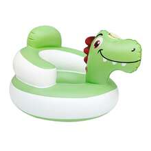 WholeNight 1 件套充气儿童座椅，婴儿学坐椅，落地式儿童座椅 - 内置泵，便携式婴儿座椅，婴儿浴盆座椅，适合 3-36 个月