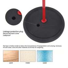 200cm Basketball Hoop Net Backboard Stand Set Adjustable Free Standing - Red - View 7