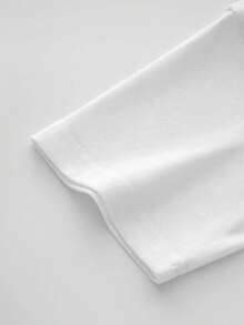 Camiseta de Mezclilla Cruda Original PAYEAH 100% Algodón Pesado - Transpirable y de Alta Calidad - Blanco - Ver 6