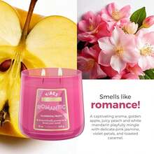 Candle-Lite Vibes - Velas aromáticas florientales con sabor a fruta que mejoran el estado de ánimo, tarro de 15 onzas, aromaterapia, vertidas con orgullo en los Estados Unidos, 2 mechas, 86 horas de - Resistencia (NUEVO) - Ver 12