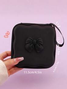 便携式零钱包、耳机包、耳机便携包、USB 数据线收纳盒、收纳袋、钥匙包、数据线充电器、收纳袋、无线耳机和耳机盒、适用于大学宿舍的旅行收纳袋、化妆包、度假、圣诞礼物、圣诞装饰品、秋季礼物圣诞节节日送礼、波西米亚风