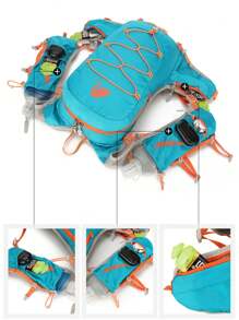 1 Piece Of Multi-Functional Sports Bag - Liquid Storage Bag - Backpack - Large Capacity - Can Hold A Water Bladder - Unique Design - Non-Heating - Travel And Outdoor Backpack - Sports Bag - Large Capacity - Parking Lot Bag - Travel Bag - Mountaineering Bag. Running Vest, Hydration Vest (Backpack Only) Is Lightweight, Breathable