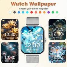 MixtataDi 1.83 Inch Stylish Touch Screen Smart Watch For Autumn Gift, Digital Fitness Watch With Call Function, 100+ Sports Modes, DIY Watch Face, Message Reminder, Multi-Function Fitness Watch, Boyfriend Gift - Multicolor - View 8