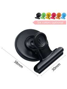 28pcs/20pcs/16pcs/8pcs/24pcs/4pcs/2pcs/10pcs/1pc 1.42*1.22*0.9 Inch Refrigerator Magnets, Magnetic Metal Chip Clips, Whiteboard Storage Cabinet Magnets, Strong Clips, Classroom Storage, Teacher Essentials, School Supplies, Magnetic Clips, Wedding, Galaxy Party Decor, Home Decor, Bedroom Decor, Birthday Decor, Kitchen & Bathroom Decor, Kitchen Accessories - Multicolor - View 6