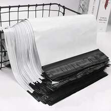 Bolsas de envío para ropa, bolsas de envío de plástico, 100 piezas,17cm x 30 cm, bolsas de envío para cajas de zapatos, ropa, textiles, manta pequeña, toalla de baño, autoadhesiva y opaca - 17*30 - Ver 1