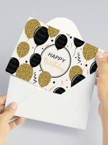 24pcs/Special Birthday Card Set, Greeting Card With Envelope,Set Birthday Cards Folding Flat Cards With Envelope Sticker Box Suitable For Party Celebration, Birthday Gift. - Multicolor - View 10