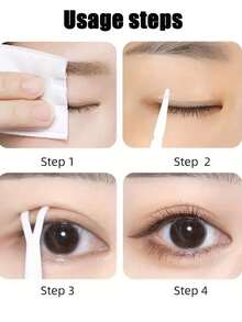 48/96片隐形双眼皮贴，自粘纤维眼贴，不含酒精，适用于单眼皮、下垂、不均匀的单眼皮，瞬间改变眼睑，效果持久