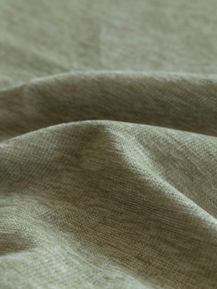 1件装简约纯色沙发套，采用雪尼尔面料，耐刮耐磨，可机洗，家具保护套，适用于客厅、卧室和办公室，全年供应。 - 綠色 - 查看 2