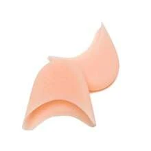 1 Pair Of Toe Protective Covers, Toe Silicone Protection, Toe Care Dance Forefoot Pad, High Heel Half Size Pad
