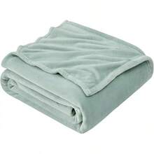 Sofa Blanket Living Room Cover SetFleece Blanket Twin Size, Soft Cozy Twin Blanket, Fuzzy Flannel Blanket Bed, Sofa, Couch, Travel, Camping, 60 X 80 Inches - 青瓷 - 查看 1