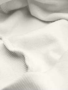 Kangaroo Women's Plain Flannel Sweatshirt With Pocket And Hood - Màu be - Xem 5