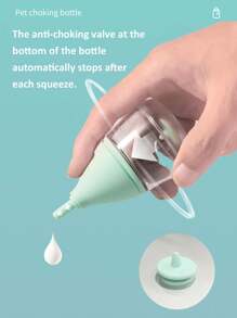 Kitten Puppy Bottles For Nursing Puppy Milk, Anti-Choking Puppy Feeder Design,With 3pcs Replaceable And Reusable Silicone Nipples For Feeding Newborn Pets,Artificial Feeding Of Newborn Pets.