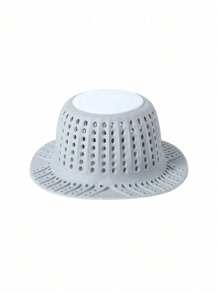Universal Silicone Drain Hair Catcher - Flexible Bathroom Sink Cover For Pop-Up & Standard Drains, Leak-Proof Design Back To School