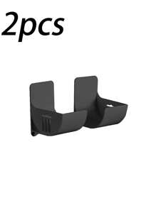 6pcs Hole-Free Garbage Bag Storage Rack, Wall-Mounted Kitchen Organizer, Adjustable Angle For Storing Garbage Bags, Umbrellas, Curtain Rods, Rolling Pins, Cling Wrap, Foil, Suitable For Home, Restaurant, Hotel, Can Be Given As Gifts On Holidays Like Father's Day And Mother's Day