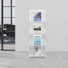 eusmeyusnt Magazine Rack - White - View 2