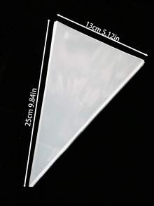 25/50/100 Pieces Per Pack DIY Wedding And Birthday Party OPP Bags, Transparent Triangular Candy Food Pouches, Food Bags And Boxes Suitable For Candies, Chocolates, And More. Ideal For Bulk DIY Candy Bags, Wedding Favors, Birthday Party Decorations, And Packaging Baked Goods, Sweets, And Snacks. Perfect For Wedding Party Gift Bags, Halloween, Valentine's Day, And Christmas. - Multicolor - View 5