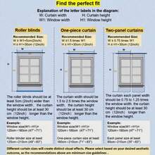 2pcs Elegant Black & White Leaf Pattern Sheer Curtains - Semi-Transparent Polyester Fabric, Rod Pocket Design, Suitable For Living Room, Bedroom, Kitchen, Cafe - Enhances Natural Lighting, Adds Style (Curtain Rods Not Included) - Multicolor - View 12