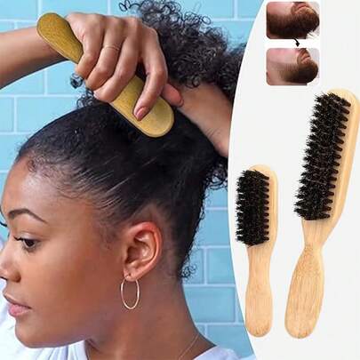 1pc Women Hair Comb Bangs Comb, Men Beard Brush, Hair Brush, Hair Comb, Bangs Comb, Edge Brush, Fluffy Comb Hair Brush Anti-Static Hair Comb Scalp Hairdresser Styling Tools