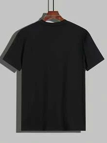[Big Bang Theory Soft Kitty] Soft Kitty Warm Kitty  BLACK Mens T-Shirt - 220g Pure Cotton Heat Transfer Printed - màu đen - Xem 2