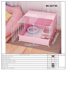 室内宠物围栏狗幼犬猫用围栏，免费空间家用笼子，适用于博美犬泰迪柯基犬小猫小动物 - 彩色 - 查看 14