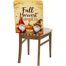 1 Stück/4 Stück/24 Stück Esszimmerstuhl Rückenbezüge mit Herbst-Ahornblättern, waschbar, für Zuhause, Restaurant, Wohnzimmer, Küchendekoration