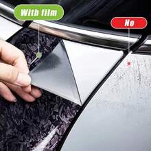 Miếng dán sợi carbon rèn màu đen đỏ tím xanh bóng cao cấp cho xe ô tô miếng dán phim vinyl dán thân xe - Một cỡ - Xem 8