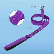 Pet Basic Dog Collars - Leash Collar Set (Purple) - View 4