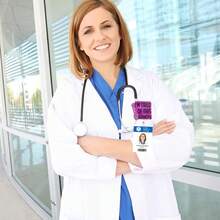 1PC Funny Words Badge Reel Retractable, Novelty Cute Badge Clip With Swivel Alligator Clip For Nurses, Teachers And Office Workers School Supplies, Back To School