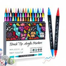 Pennarelli metallici oro e argento per il fai da te, per disegnare su cartoncino nero, doodle, bricolage, scrapbooking, segnalibri, forniture scolastiche, back to school